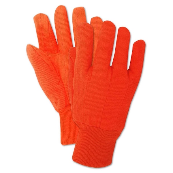 Textile Gloves, Yellow, 12 PK